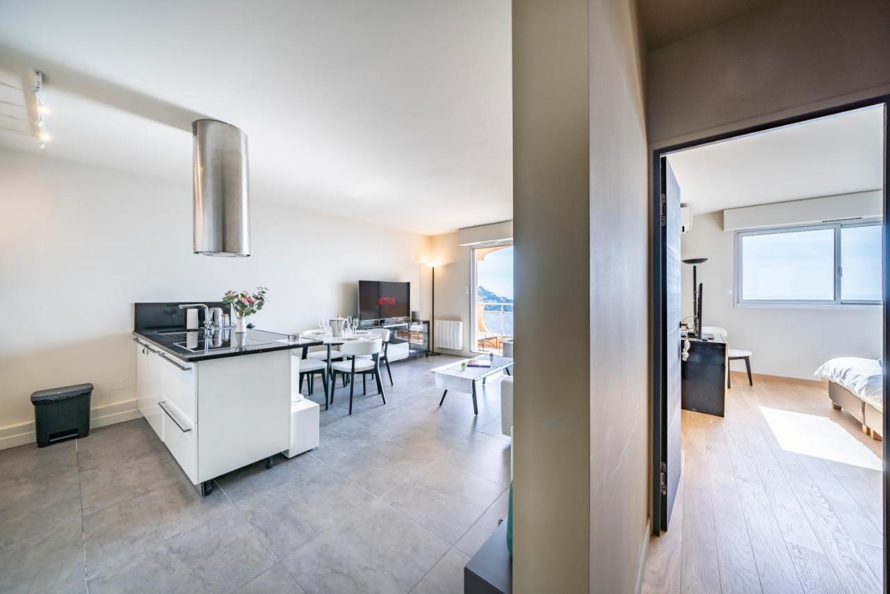 Baie Roquebrune, Balcon Vue Mer, Parking Gratuit - Ao 外观 照片